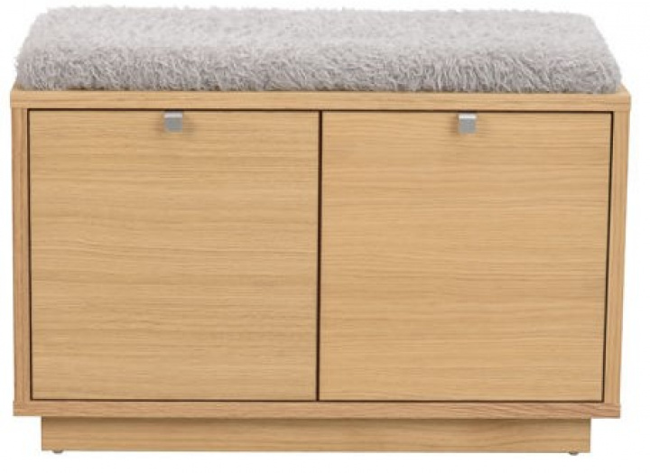 Pad \'Confetti\' 70cm - Tölgy/Világosszürke a csoportban Bútorok / Ülőbútorok / Padok nál Reforma (103754)