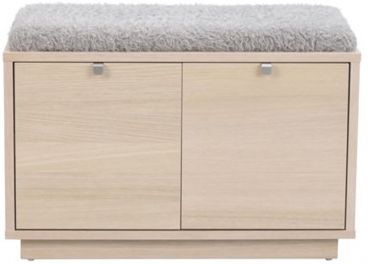 Pad \'Confetti\' 70cm - Fehér pigmentált/Világosszürke a csoportban Bútorok / Ülőbútorok / Padok nál Reforma (103760)