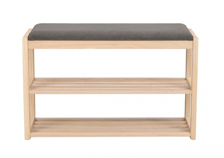 Cipőtartó \'Confetti\' - Fehér pigmentált/Sötétszürke a csoportban Bútorok / Polcok és tárolás / Kalap- és cipőtartók nál Reforma (103822)