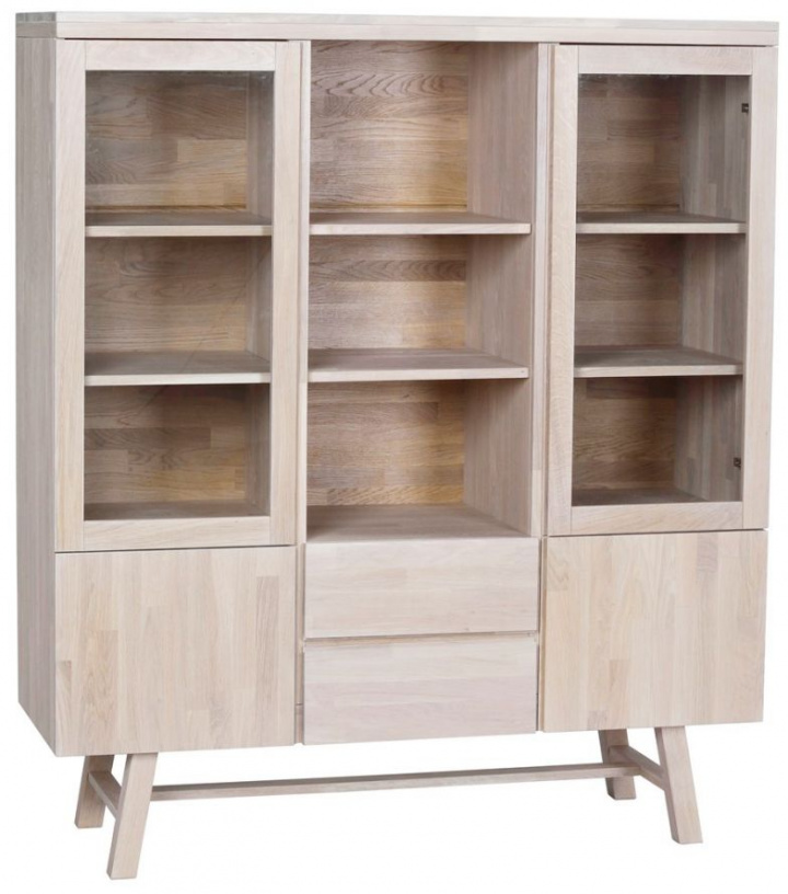 Szekrény \'Brooklyn\' - Fehér pigmentált/Tölgy a csoportban Bútorok / Polcok és tárolás / Szekrények és komódok nál Reforma (108565)