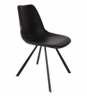 Fotel \'Franky\' - Fekete/PU-bőr