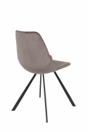 Szék \'Franky\' - Velúr/Szürke