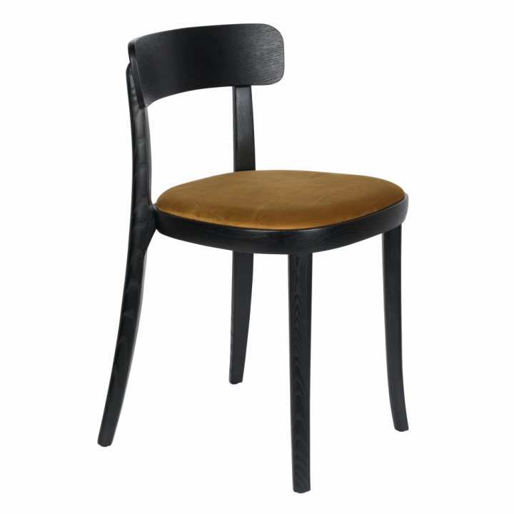 Brandon szék - Fekete/Ocra a csoportban Bútorok / Ülőbútorok / Székek nál Reforma (1100443)