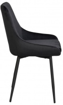 Sierra szék - Fekete bársony