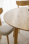 Étkezőasztal \'Filippa\' Kerek 120cm - Természetes