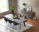 Étkezőasztal \'Fred\' - Barna/Fekete 240x100cm