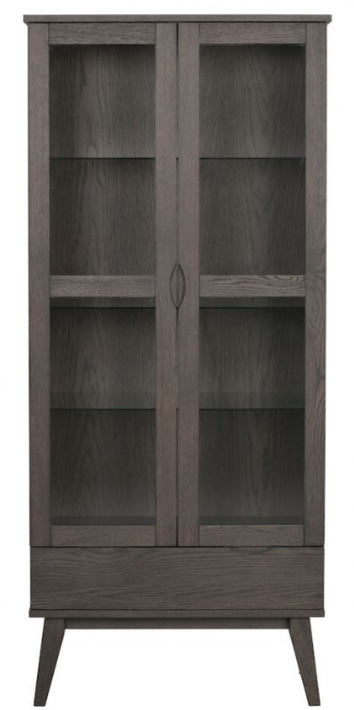 Filippa vitrinszekrény - Sötétbarna a csoportban Bútorok / Polcok és tárolás / Szekrények és komódok nál Reforma (117943)