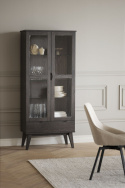 Filippa vitrinszekrény - Sötétbarna