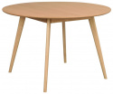 Yumi kerek étkezőasztal 115cm - Tölgy