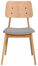 Nagano\' szék - Tölgy/Világosszürke