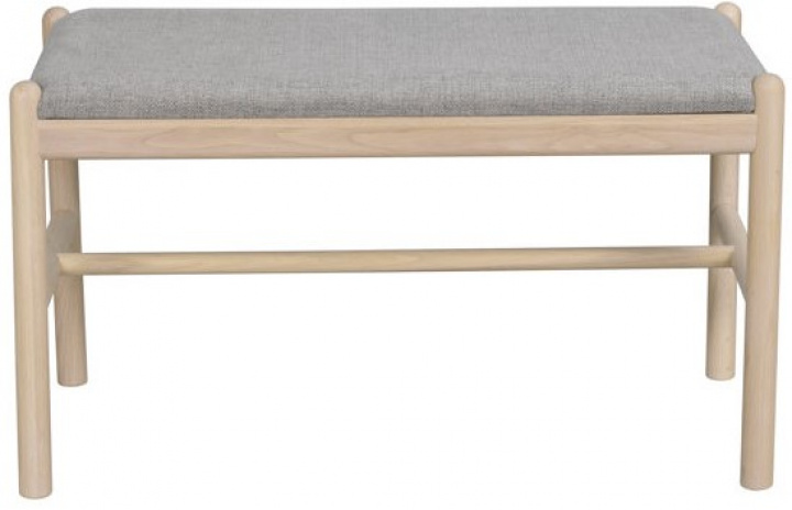 Pad \'Milford\' - Fehér pigmentált/Szürke a csoportban Bútorok / Ülőbútorok / Padok nál Reforma (119526)