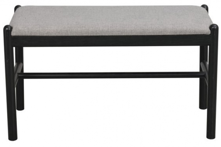 Pad \'Milford\' - Fekete/Szürke a csoportban Bútorok / Ülőbútorok / Padok nál Reforma (119546)