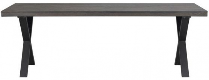Brooklyn étkezőasztal 220x95cm - Sötétbarna/X-láb a csoportban Bútorok / Asztalok / Étkezőasztal nál Reforma (119824)