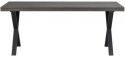 Brooklyn étkezőasztal 170x95cm - Sötétbarna/X láb