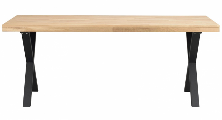 Brooklyn étkezőasztal 170x95cm - Tölgy/Fekete X láb a csoportban Bútorok / Asztalok / Étkezőasztal nál Reforma (119839)