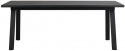 Winnipeg étkezőasztal 200x100cm - Fekete