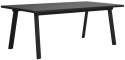 Winnipeg étkezőasztal 200x100cm - Fekete