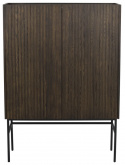 Halifax szekrény - Barna/Fekete