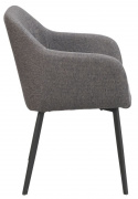 Bolton karosszék - Szürke/Fekete