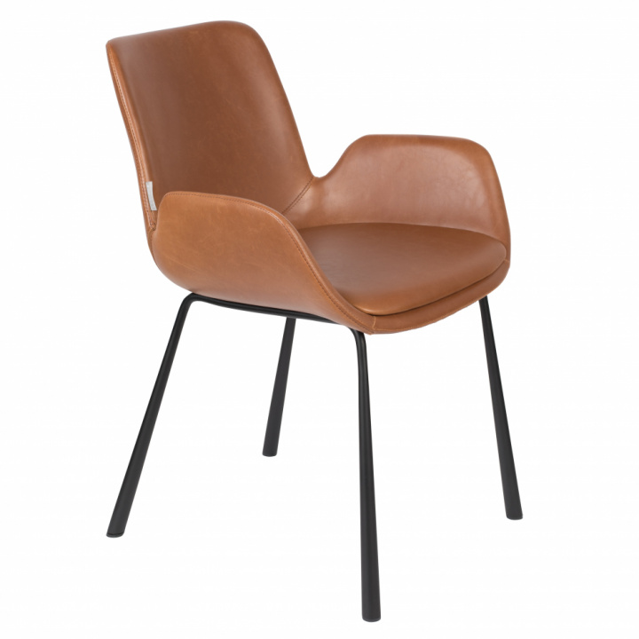 Szék \'Brit\' - Bőr/Barnás a csoportban Bútorok / Ülőbútorok / Székek nál Reforma (1200213)