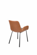 Szék \'Brit\' - Bőr/Barnás