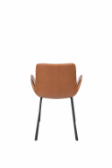 Szék \'Brit\' - Bőr/Barnás