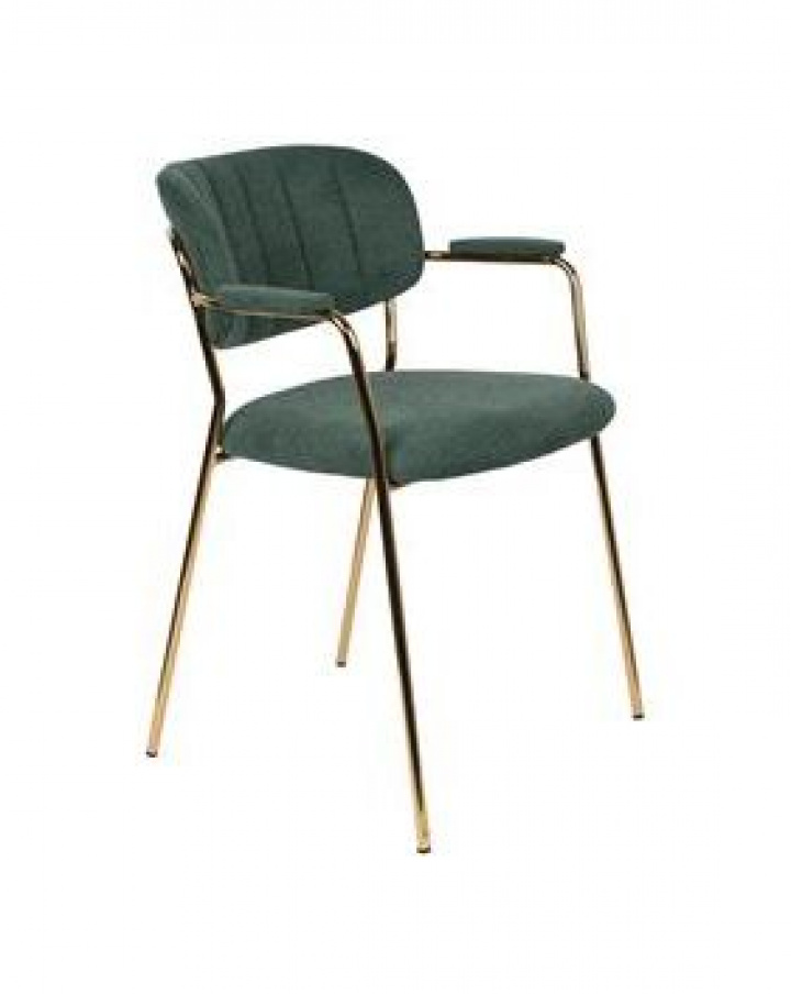 Szék \'Jolien\' - Zöld/Arany a csoportban Bútorok / Ülőbútorok / Székek nál Reforma (1200221)