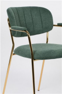 Szék \'Jolien\' - Zöld/Arany
