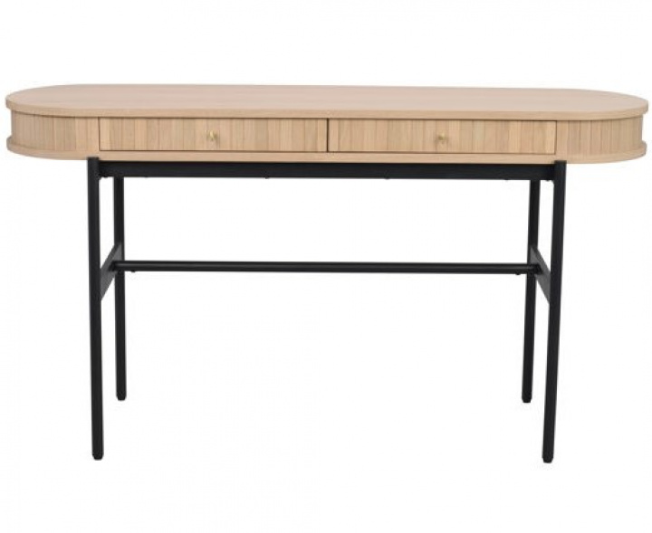 Haddington konzolasztal - Fehér pigmentált/Fekete a csoportban Bútorok / Asztalok / Tálalóasztalok nál Reforma (120134)