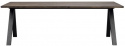 Matbord \'Carradale\' 220x100cm - Barna/V-láb