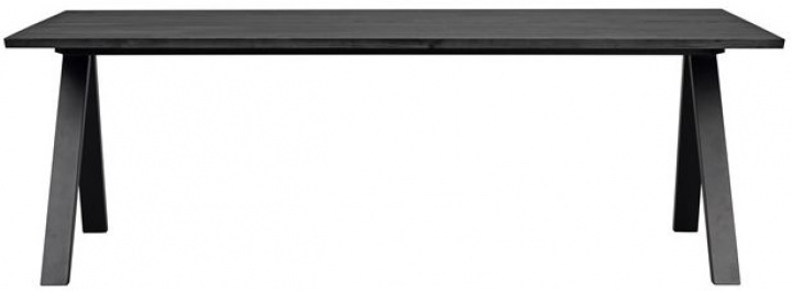 Matbord \'Carradale\' 220x100cm - Fekete/V-láb a csoportban Bútorok / Asztalok / Étkezőasztal nál Reforma (120326)