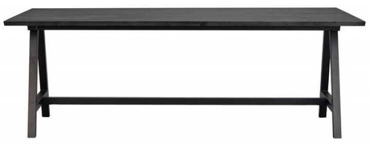 Étkezőasztal \'Carradale\' 220x100cm - Fekete/A láb a csoportban Bútorok / Asztalok / Étkezőasztal nál Reforma (120327)