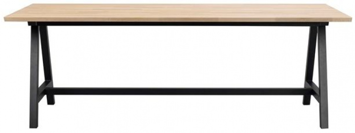 Étkezőasztal \'Carradale\' 220x100cm - Fehér pigmentált/A láb a csoportban Bútorok / Asztalok / Étkezőasztal nál Reforma (120340)