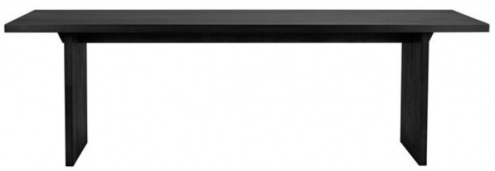 Étkezőasztal \'Emmett\' 240x95cm - Fekete a csoportban Bútorok / Asztalok / Étkezőasztal nál Reforma (120354)