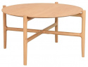 Kávézóasztal \'Holton\' Kerek 80cm - Természetes