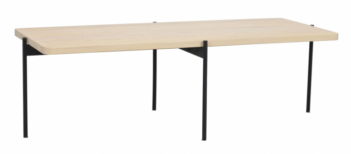 Kávézóasztal \'Shelton\' 145x60cm - Fehér pigmentált tölgy a csoportban Bútorok / Asztalok / Asztal nál Reforma (120392)