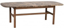 Kávézóasztal \'Hammond\' 135x62cm - Barna/Márvány
