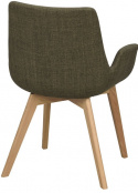 Karosszék \'Drimsdale\' - Zöld/Tölgy