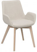 Karosszék \'Drimsdale\' - Bézs/Fehér pigmentált