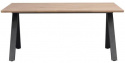 Carradale\' 170x100cm étkezőasztal - Tölgy/V-láb