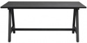 Carradale\' 170x100cm étkezőasztal - Fekete/A-láb