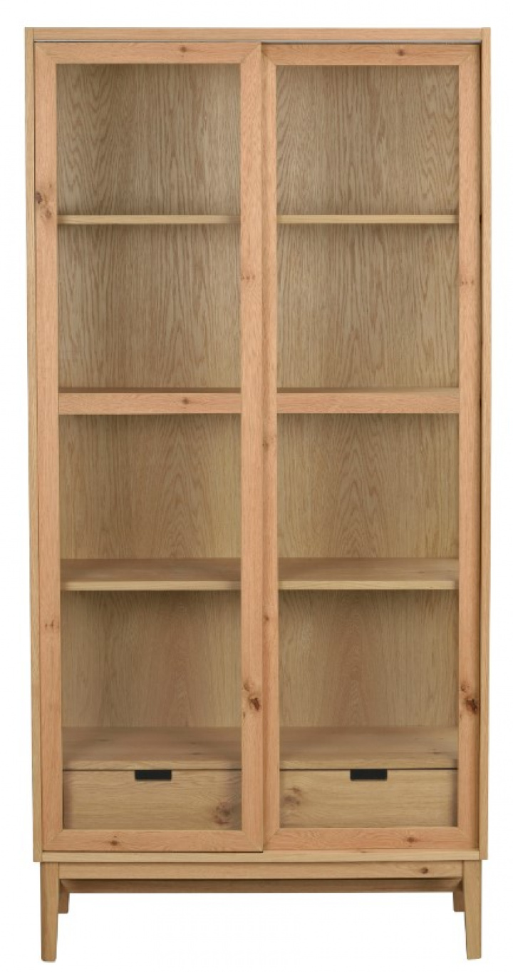 Hazelton vitrinszekrény - Tölgy a csoportban Bútorok / Polcok és tárolás / Szekrények és komódok nál Reforma (121152)