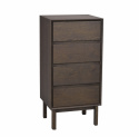 Mackay fiókos szekrény 4L - Barna