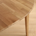 Étkezőasztal \'Saba\' kerek 120 cm – Tölgy