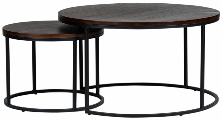 Kávézóasztal \'Prime\' L 2 részes - Dió a csoportban Bútorok / Asztalok / Asztal nál Reforma (1310-L-S)