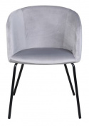 Szék \'Astrid\' - Szürke/Fekete