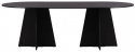 Asztal \'Blomstermala\' 115x230cm - Fekete