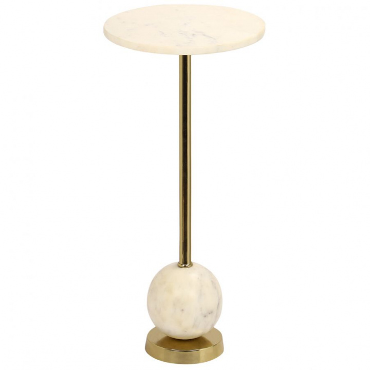Oldalasztal \'Salo\' - Brass/Márvány a csoportban Bútorok / Asztalok / Oldalasztalok nál Reforma (1605000)