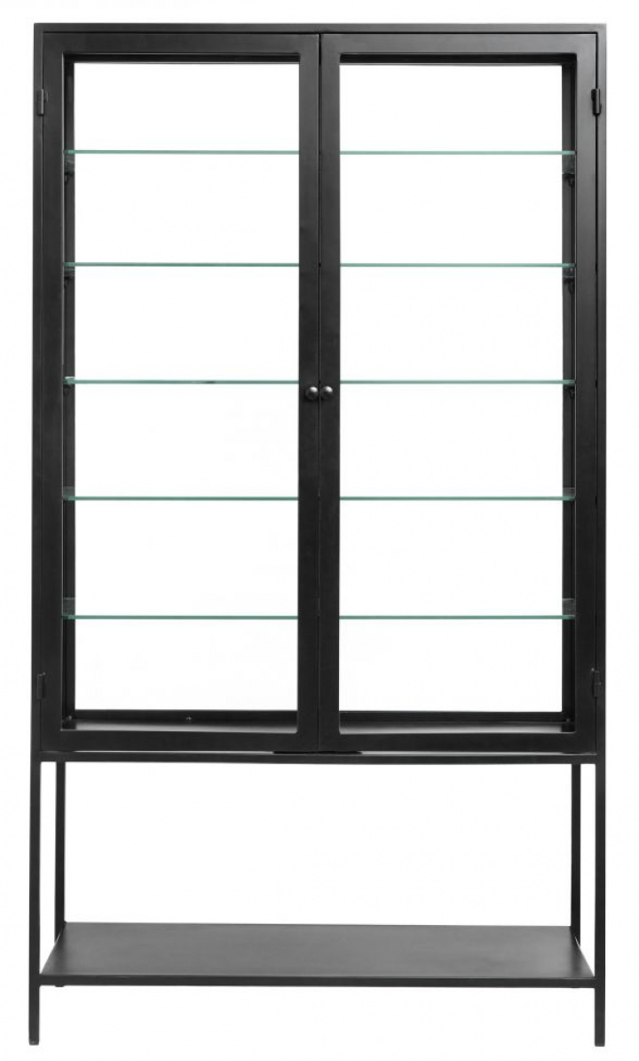 Vitrinszekrény \'Nanda\' - Fekete a csoportban Bútorok / Polcok és tárolás / Szekrények és komódok nál Reforma (1751)