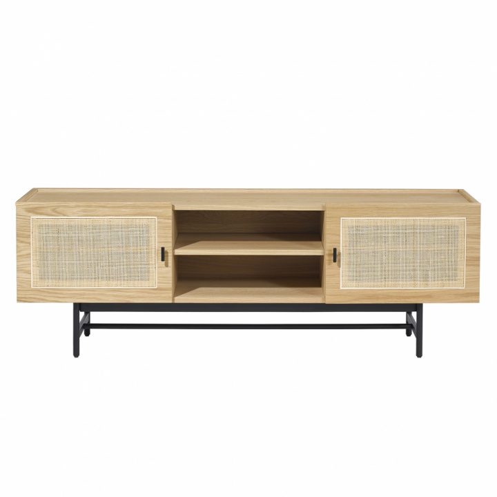 Stílus TV-szekrény - Természetes/Fekete a csoportban Bútorok / Polcok és tárolás / TV-szekrények nál Reforma (19023-C)